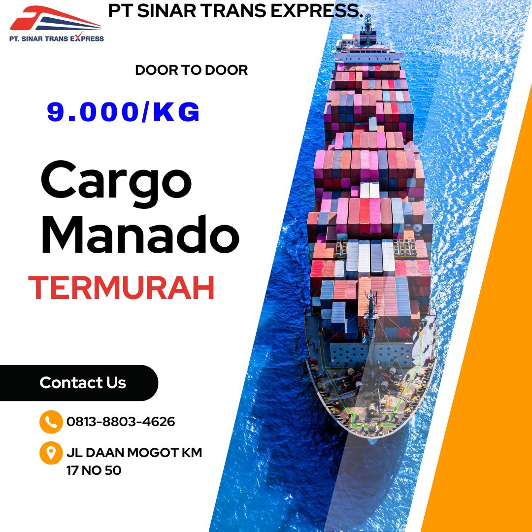 Cargo Tujuan Wilayah Manado Sulawesi Utara
