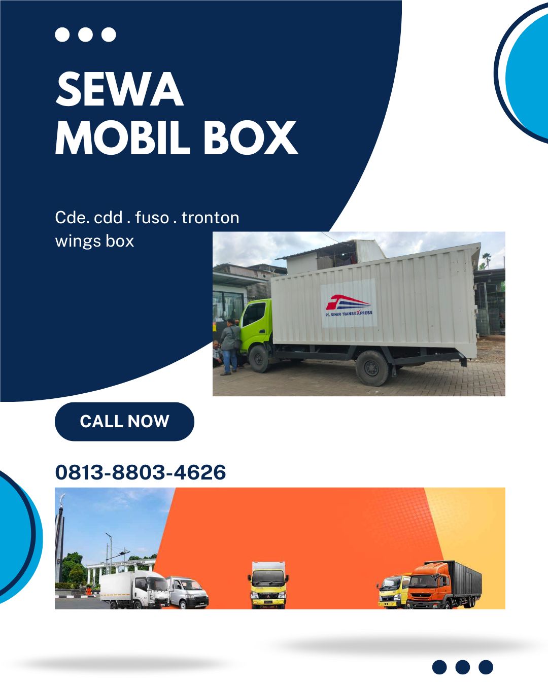 Jasa Sewa Mobil Box Luar Kota